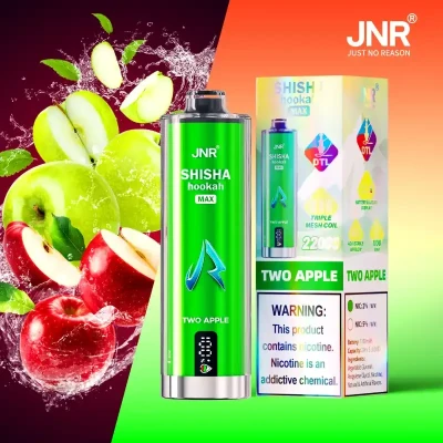 JNR Shisha Max 22K Two Apple | 22000 Puffs Disposable Vape